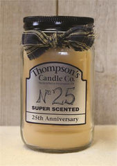 25th Anniversary Candle